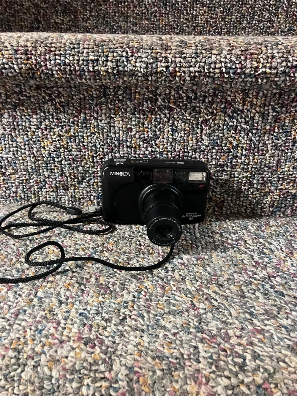 Freedom Action Zoom 90 Compact Film Camera - Black AS IS UNTESTED POWERS ON